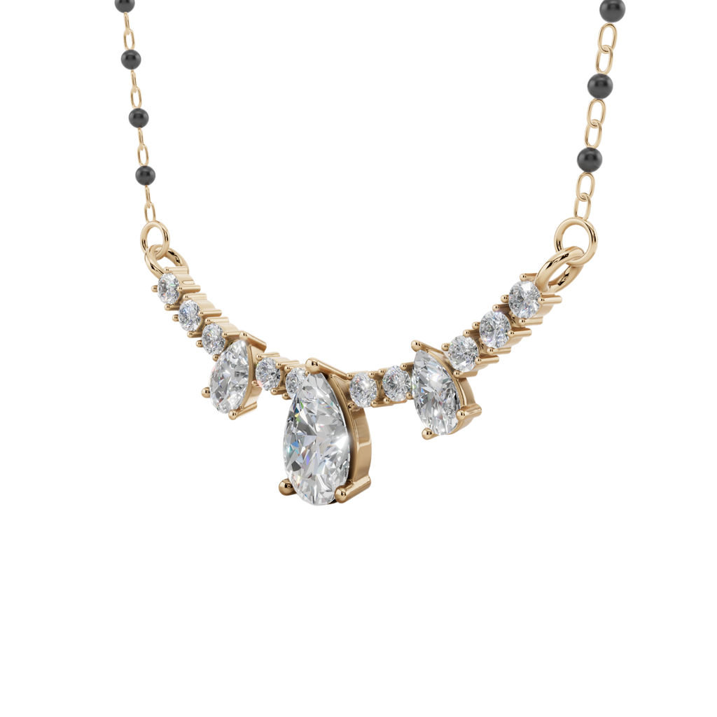 Celestial Cascade 925 Silver Mangalsutra | Velmé