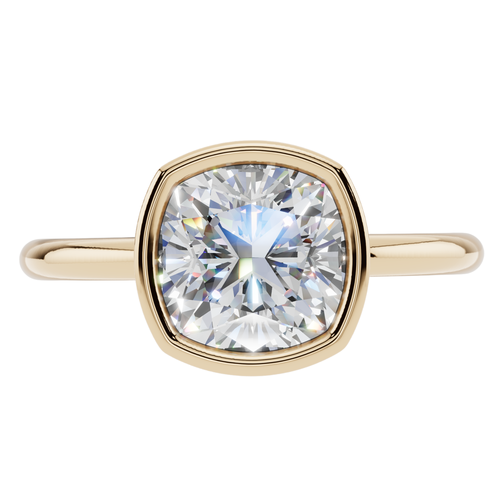The Cushion Bezel Ring | Velmé