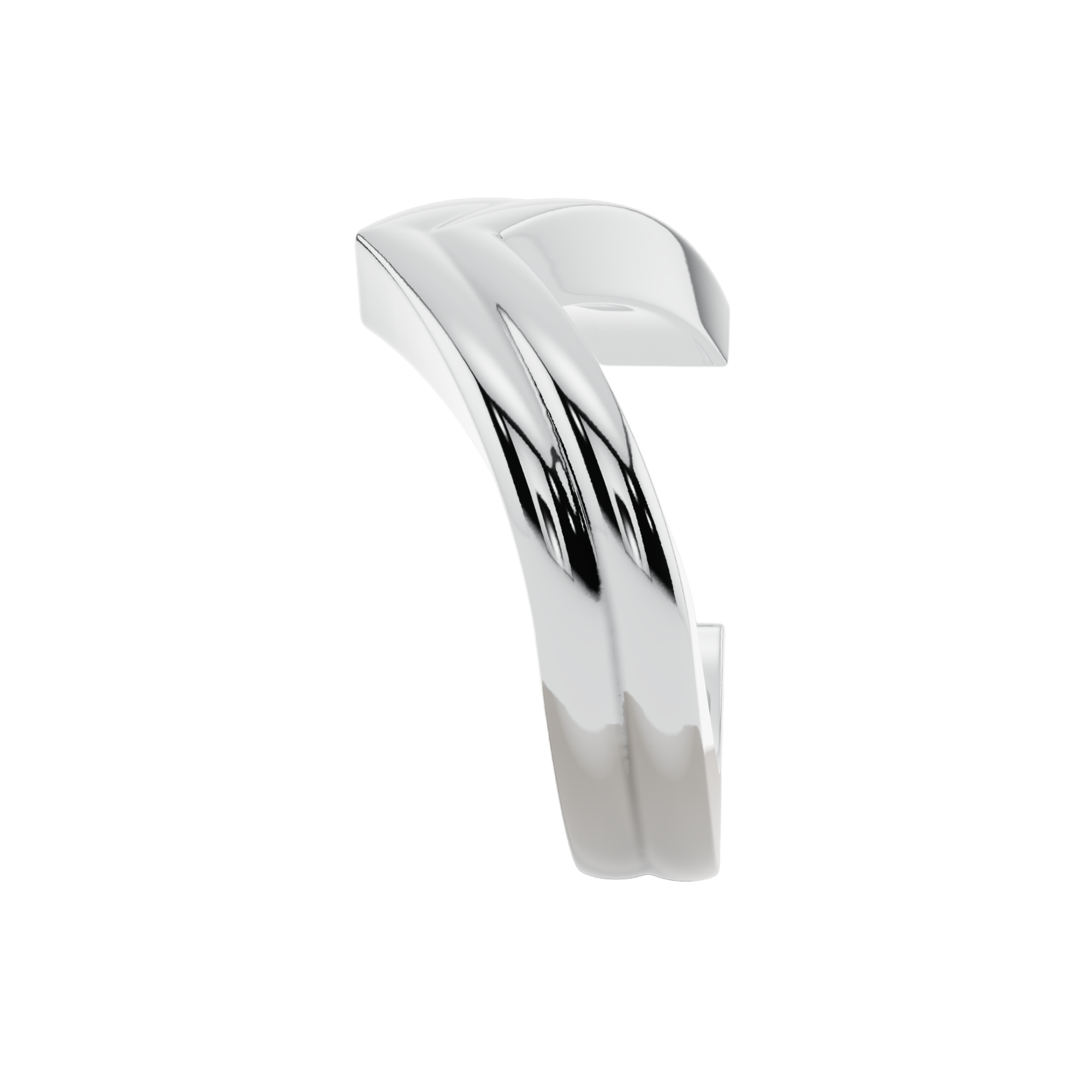 Architectural V-Shape 925 Silver Earcuff | Velmé