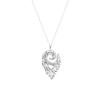 Elysian Feather Pendant Necklace | Velmé