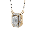 Velme Radiant 925 Silver Emerald Mangalsutra | Velmé