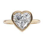 The Framed Heart Bezel Ring| Velmé