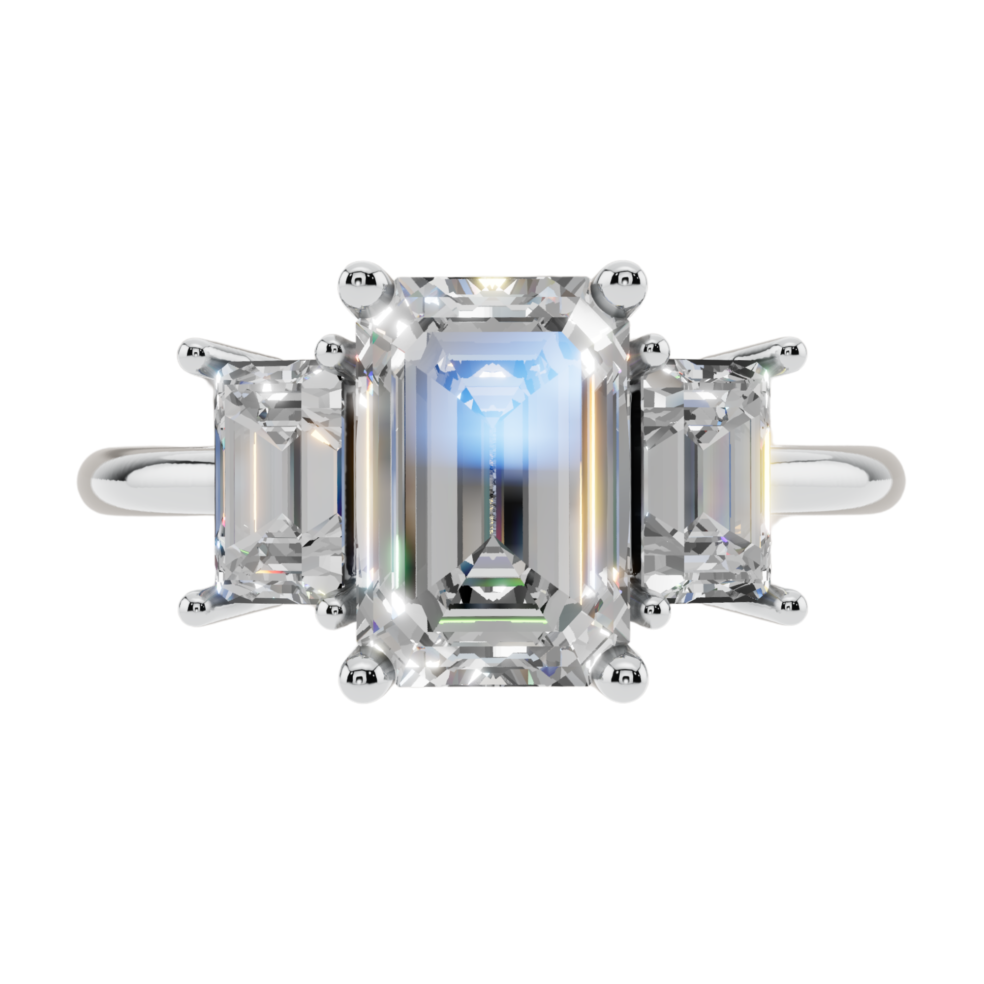 The Crimson Trio 925 Silver Ring | Velmé