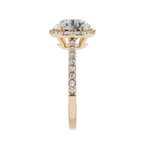 The Aura Halo Solitaire 925 Silver Ring | Velmé
