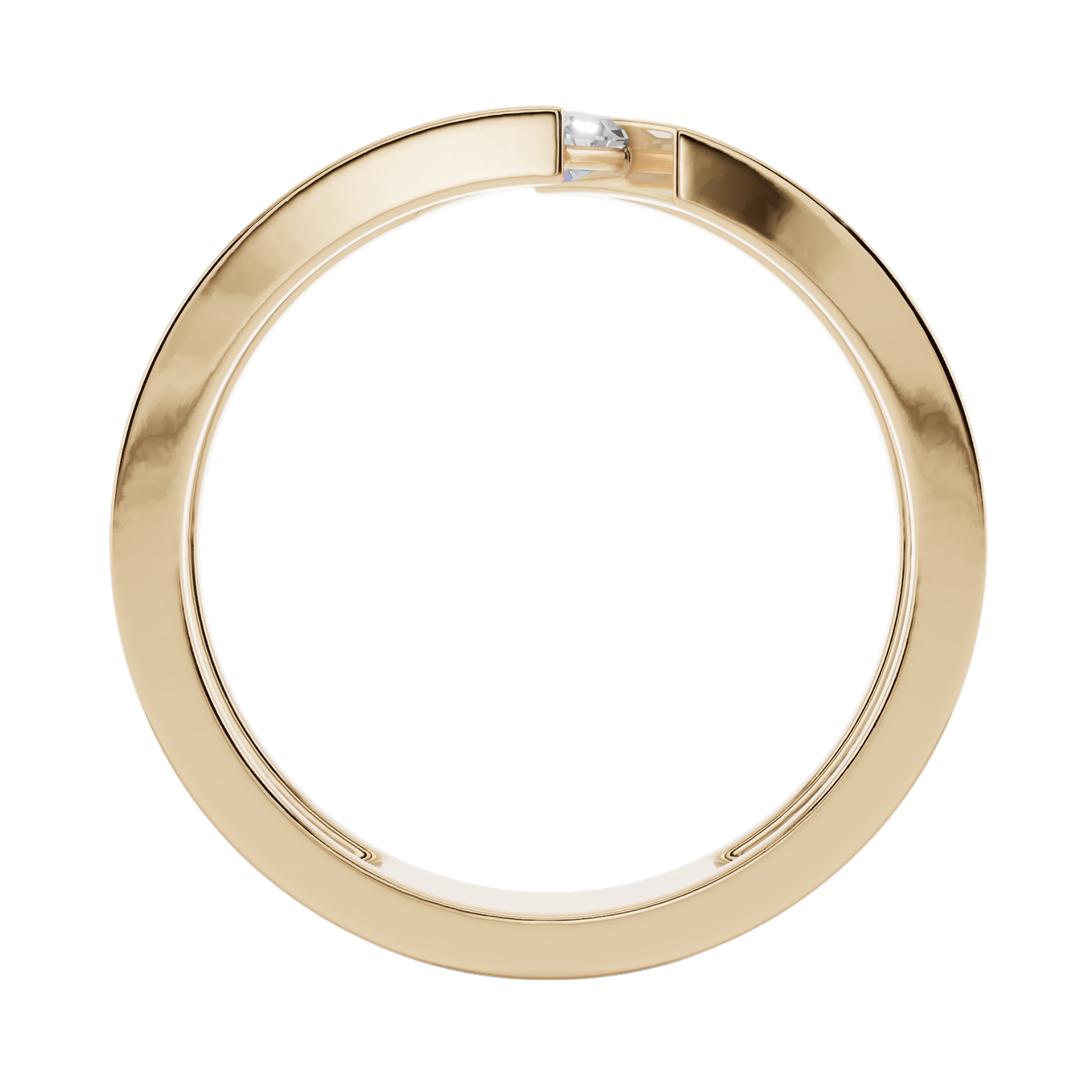 Modern Baguette Cut Men’s 925 Silver Ring | Velmé