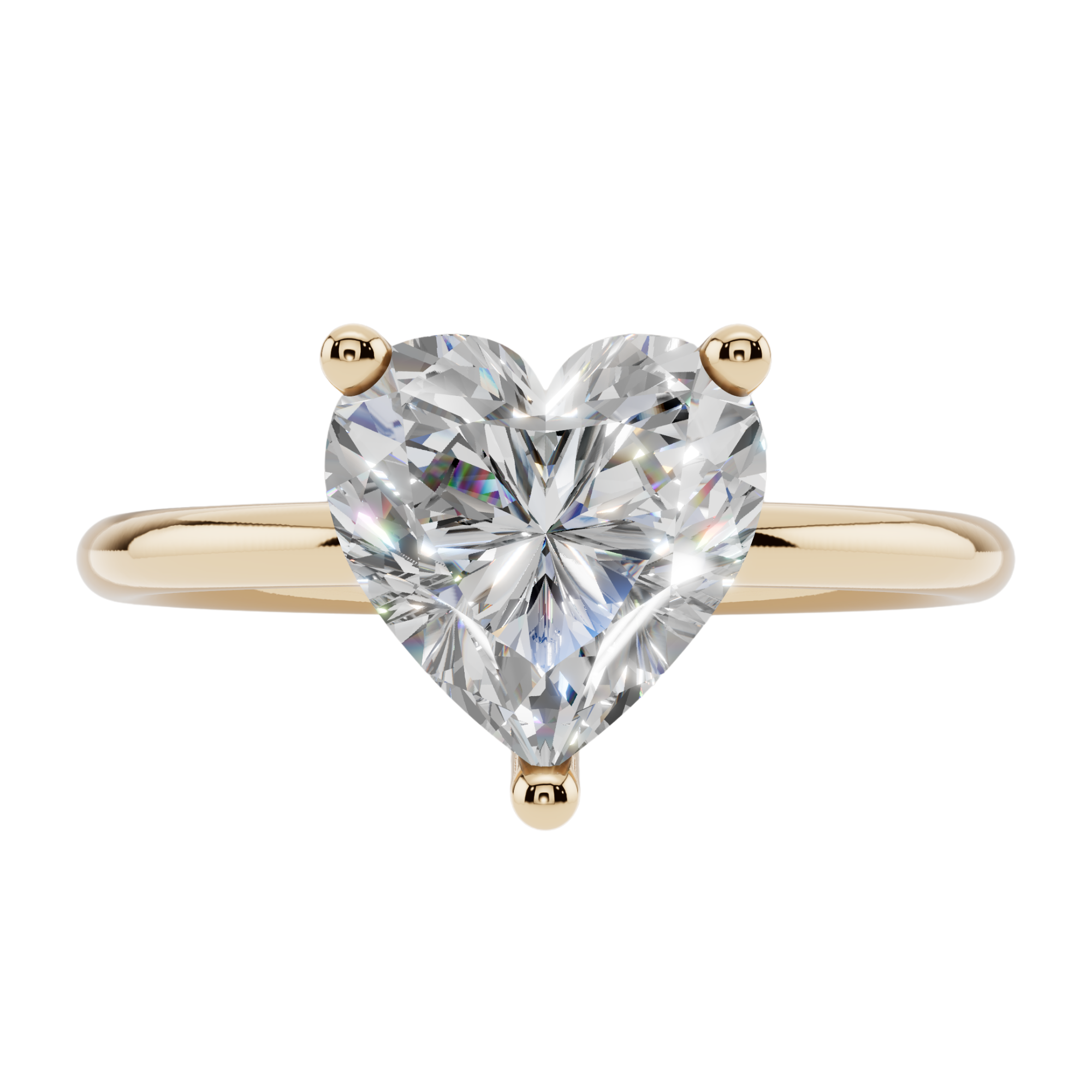 The Heart Solitaire Ring | Velmé