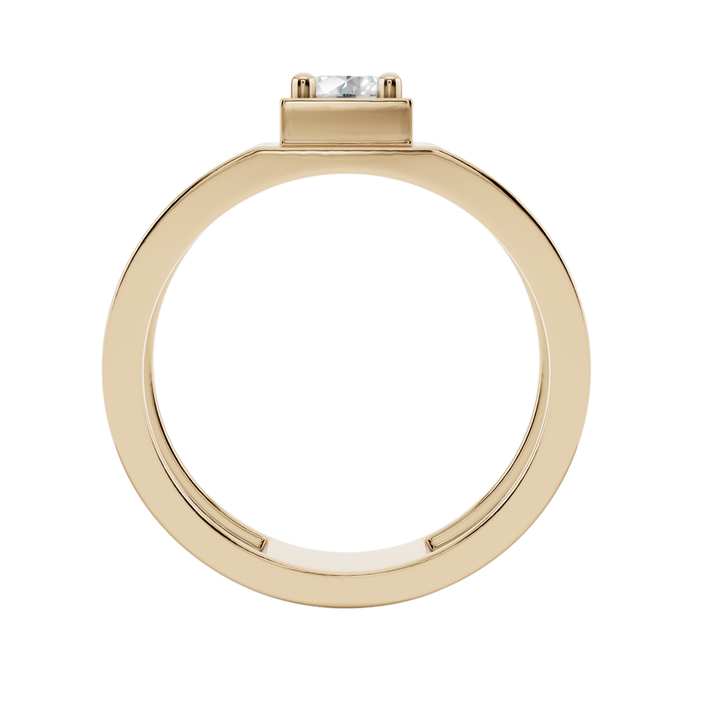 Royal Solitaire Men’s 925 Silver Ring | Velmé