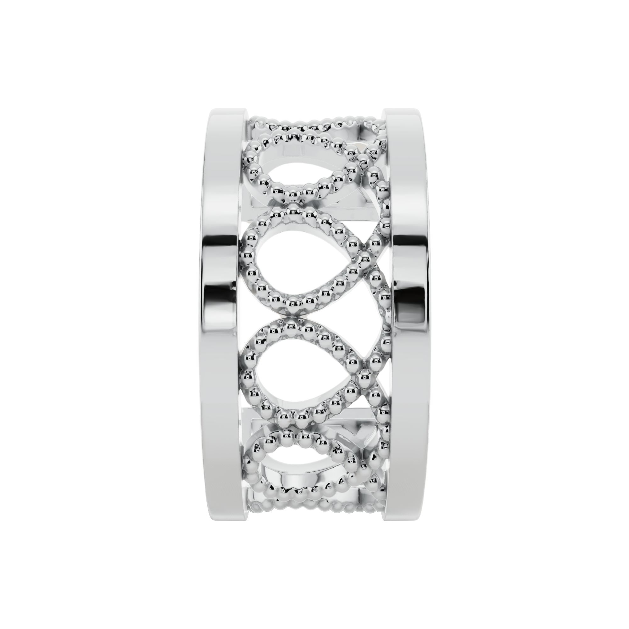 Intricate Beaded Filigree 925 Silver Earcuff | Velmé