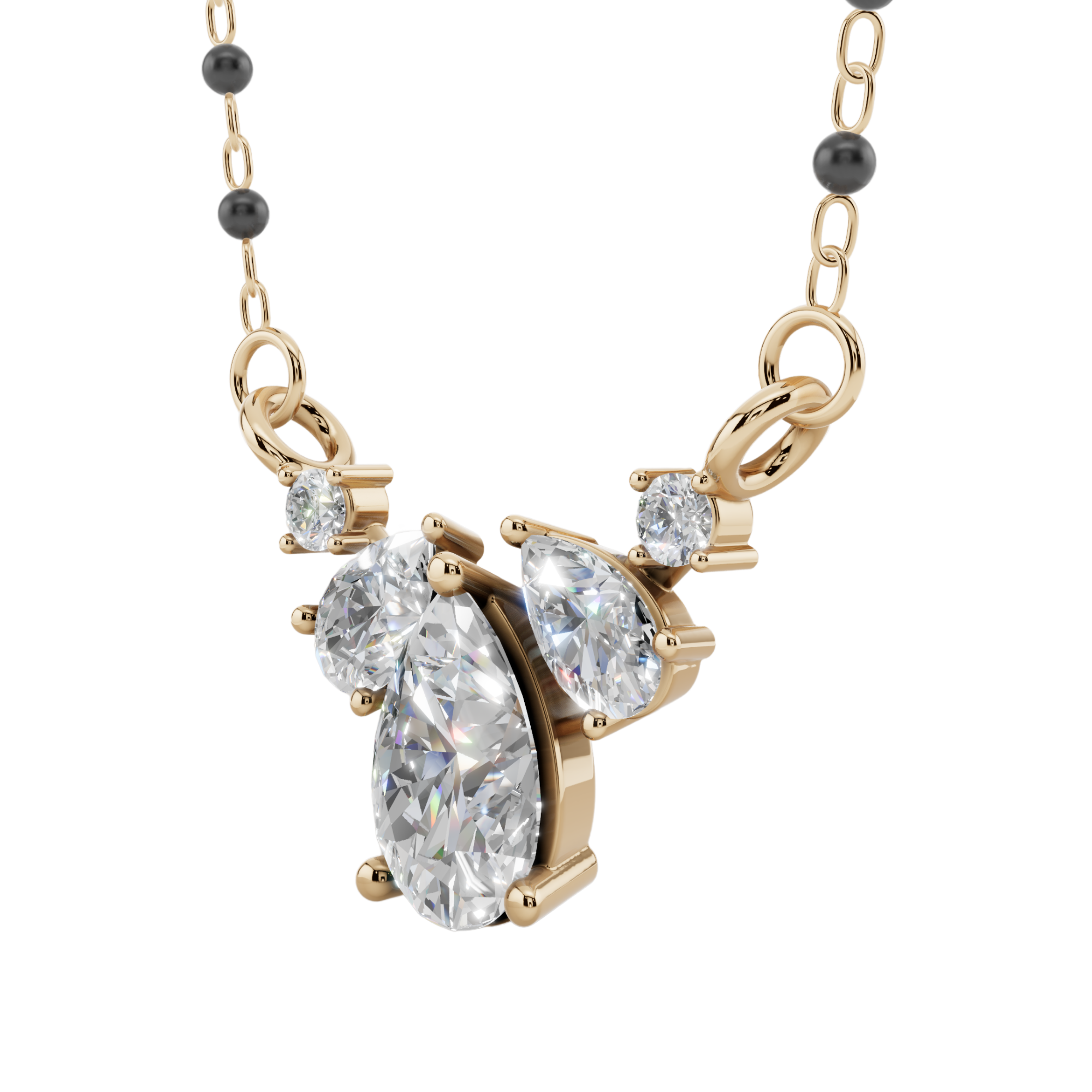 Aster Bloom 925 Silver Mangalsutra | Velmé