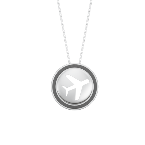 VELMÉ Airplane Rakhi Pendant | 925 Silver Convertible Rakhi