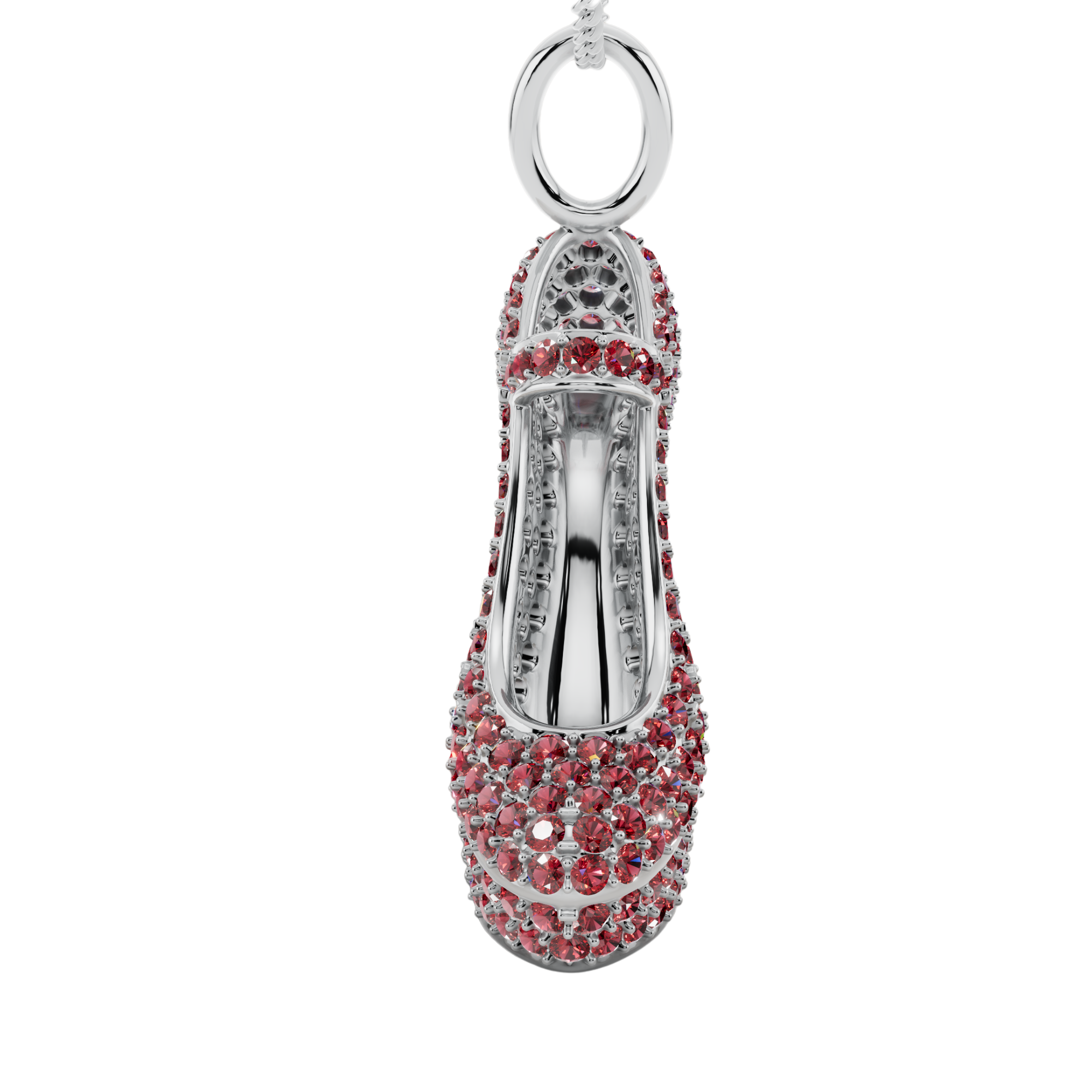 Ruby Stiletto 925 Heel Pendant | Velmé