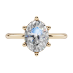 The Oval Solitaire Ring | Velmé