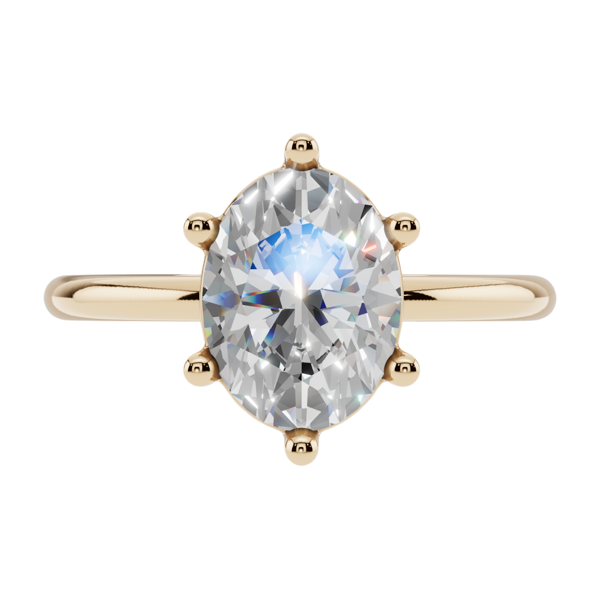 The Oval Solitaire Ring | Velmé