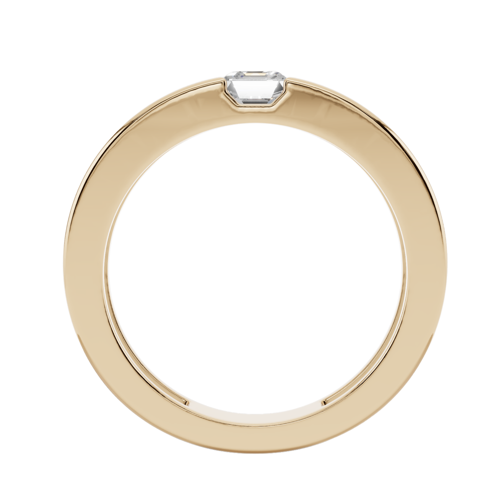 Imperial Asscher Cut Men’s 925 Silver Ring | Velmé
