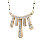 Starlight Cascade 925 Silver Mangalsutra | Velmé