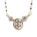 Celestial Bloom 925 Silver Mangalsutra | Velmé