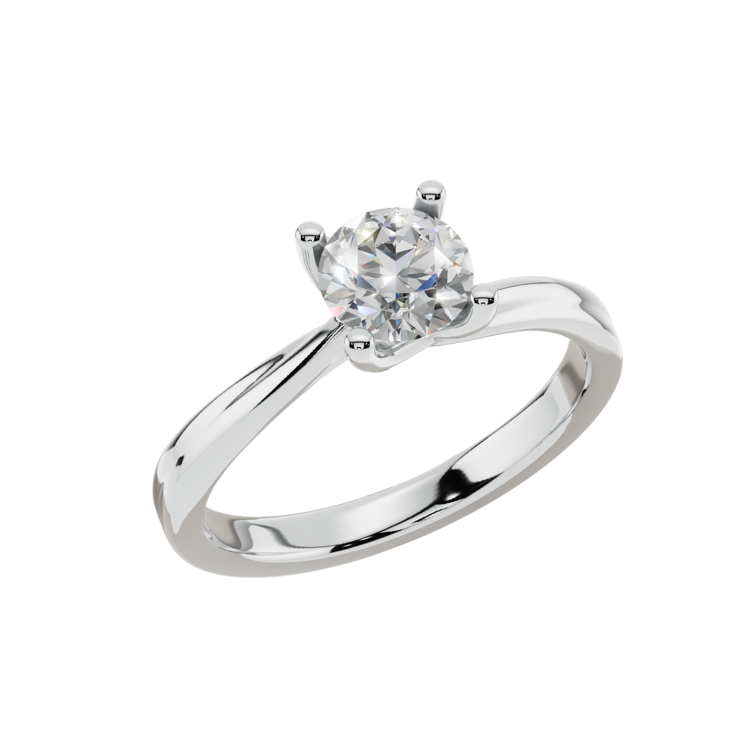 The Solitaire Silk 925 Silver Ring | Velmé