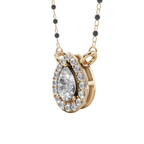 Luna Pear 925 Silver Mangalsutra | Velmé