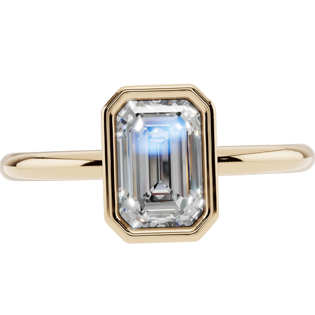 The Emerald Bezel Ring | Velmé
