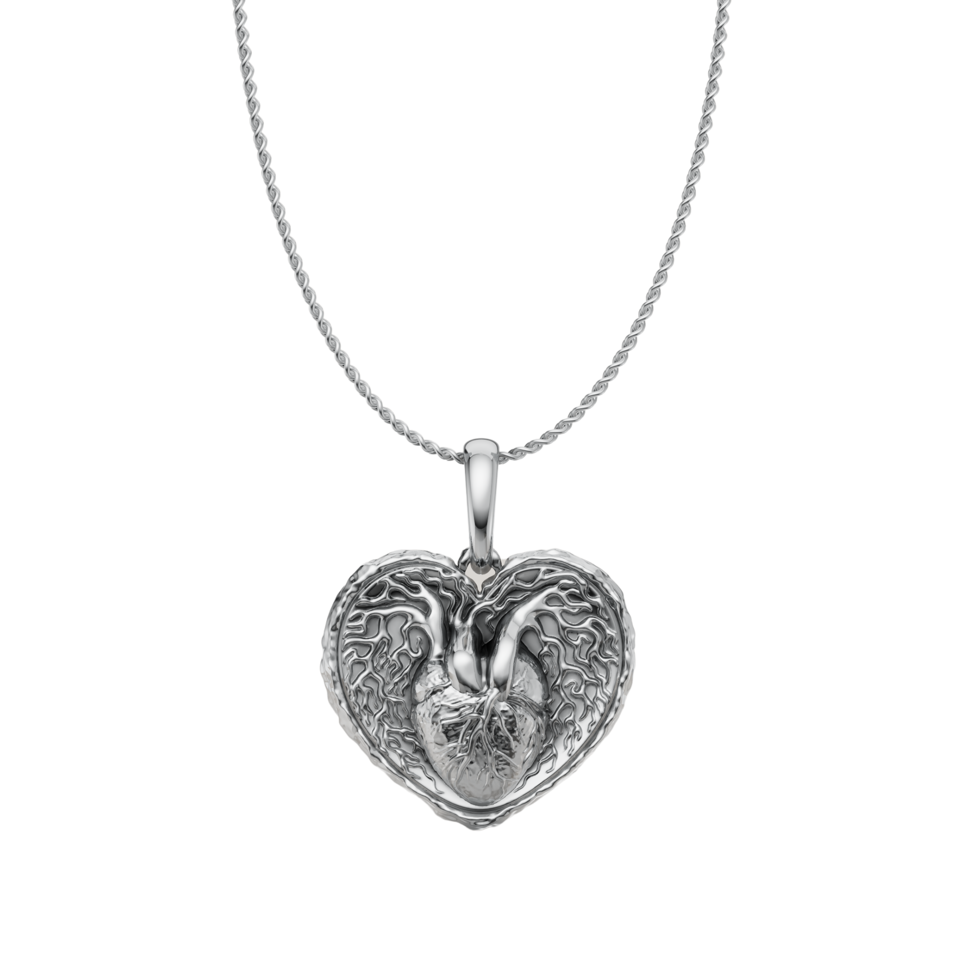 Heartline 925 Silver Necklace | FLUIDÉ