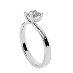 The Solitaire Silk 925 Silver Ring | Velmé