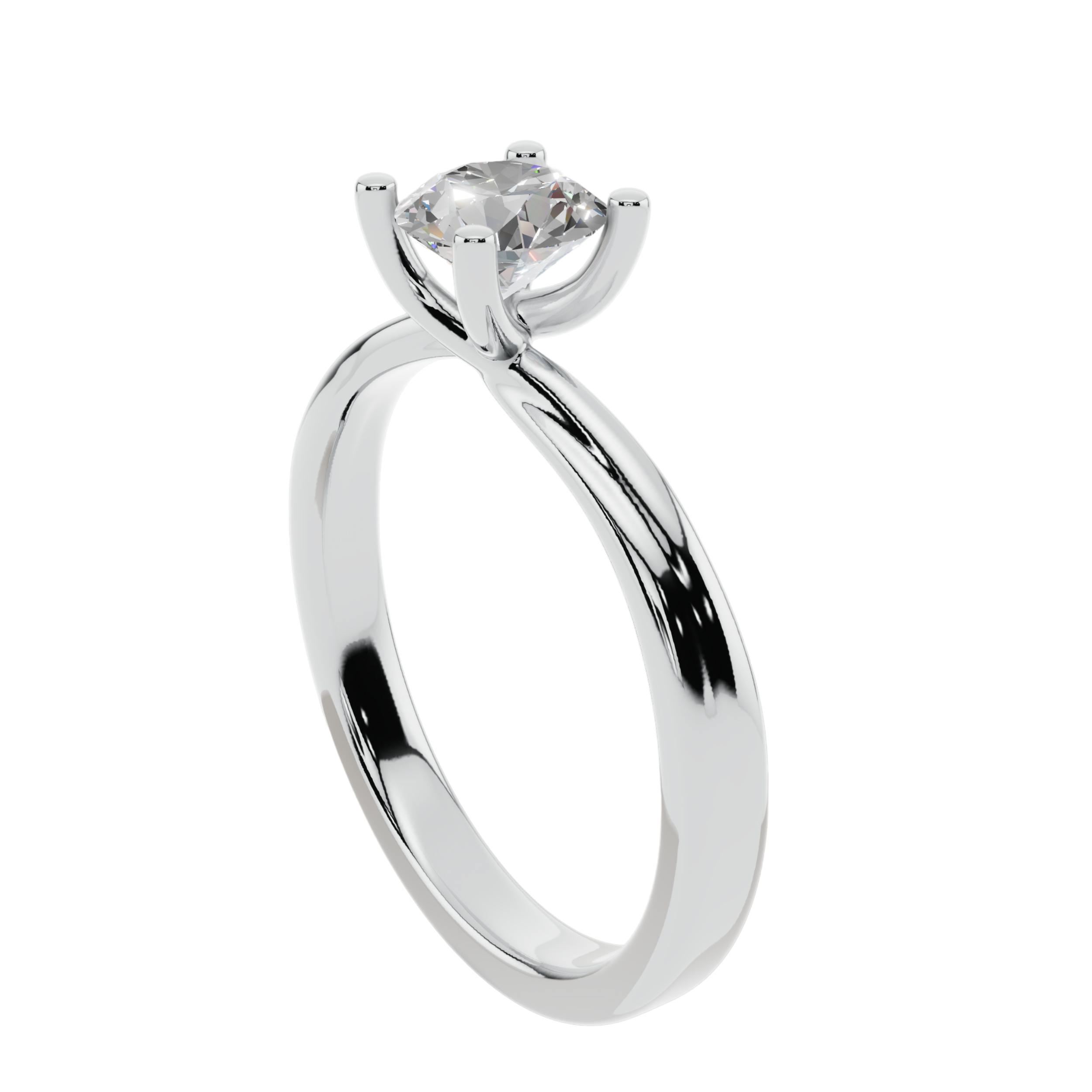 The Solitaire Silk 925 Silver Ring | Velmé