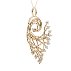 Elysian Feather Pendant Necklace | Velmé