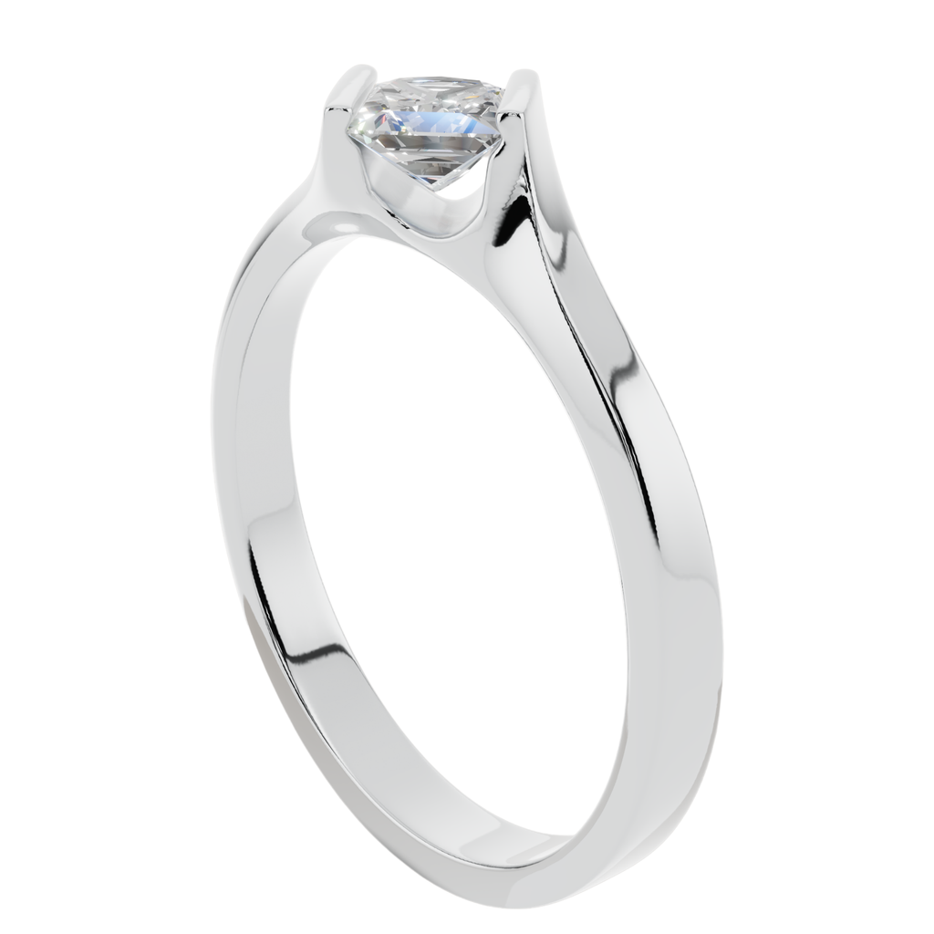 The Sculpted Princess 925 Silver Band | Velmé