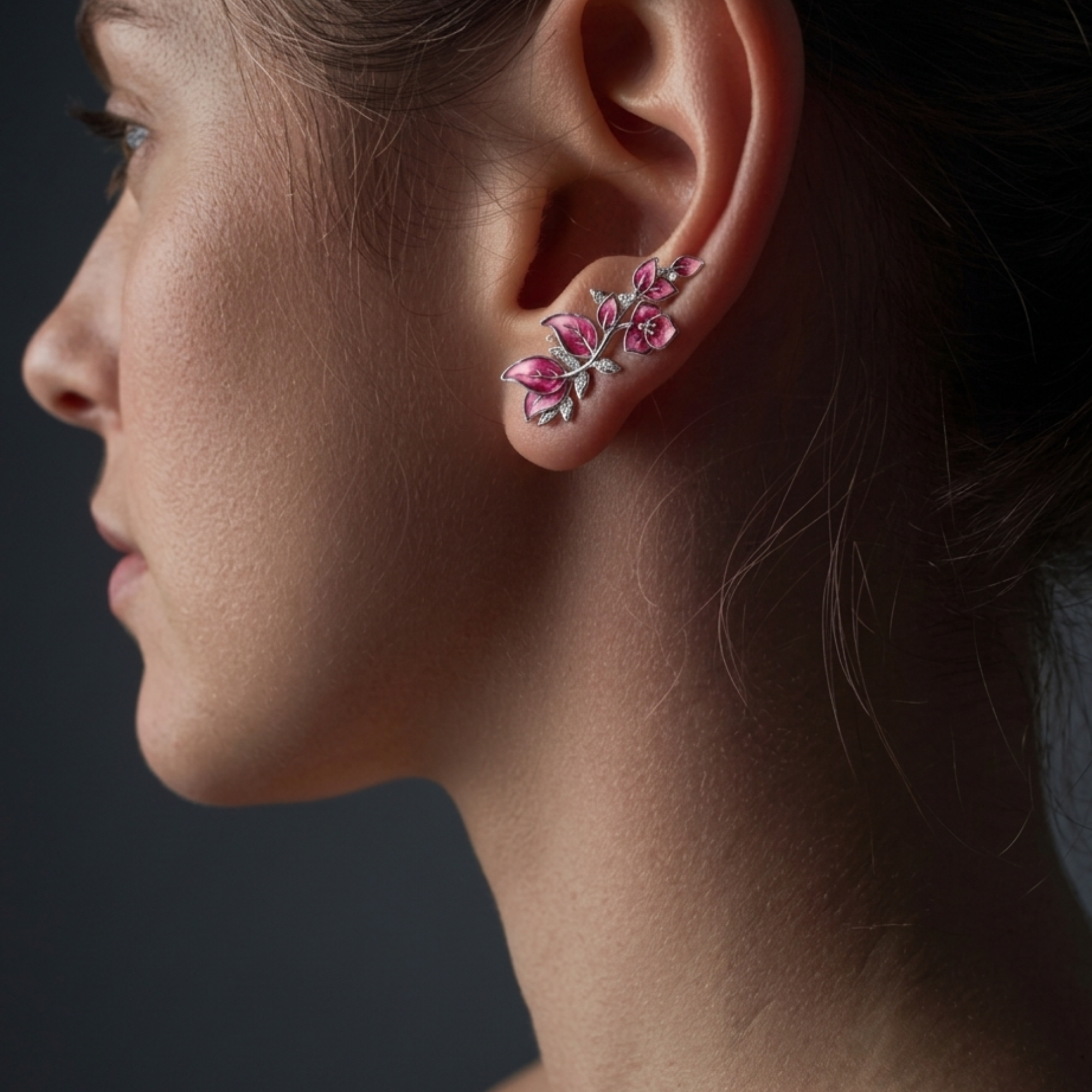 Wisp of Willow 925 Silver Ear Climbers | Velmé