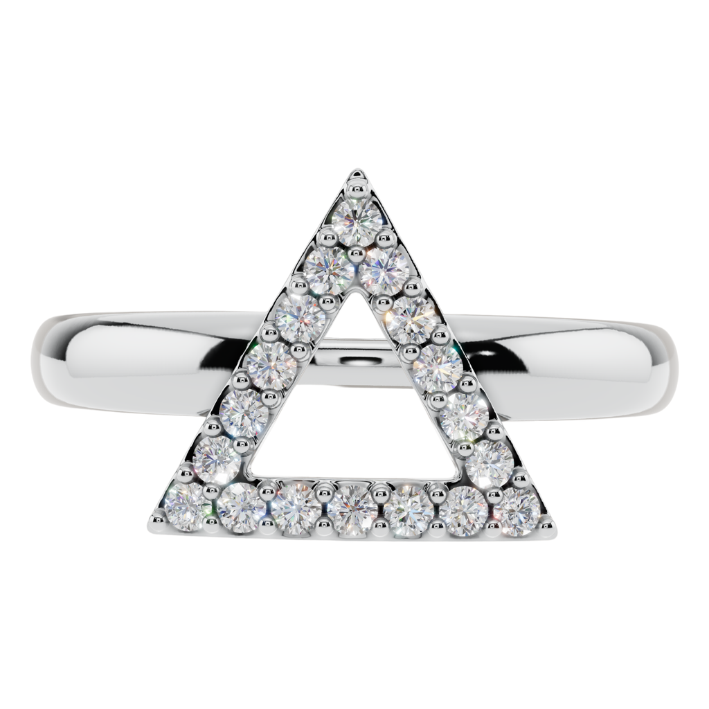 The Apex Triangle 925 Silver Ring | Velmé