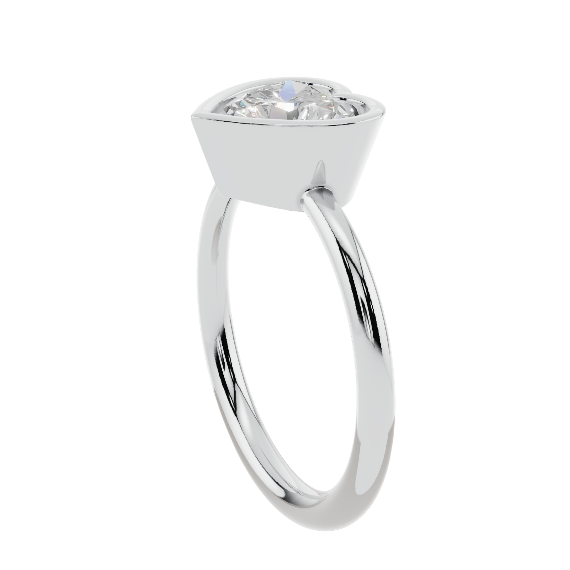 The Framed Heart Bezel Ring| Velmé