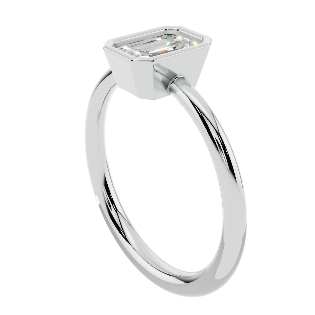 The Emerald Bezel Ring | Velmé