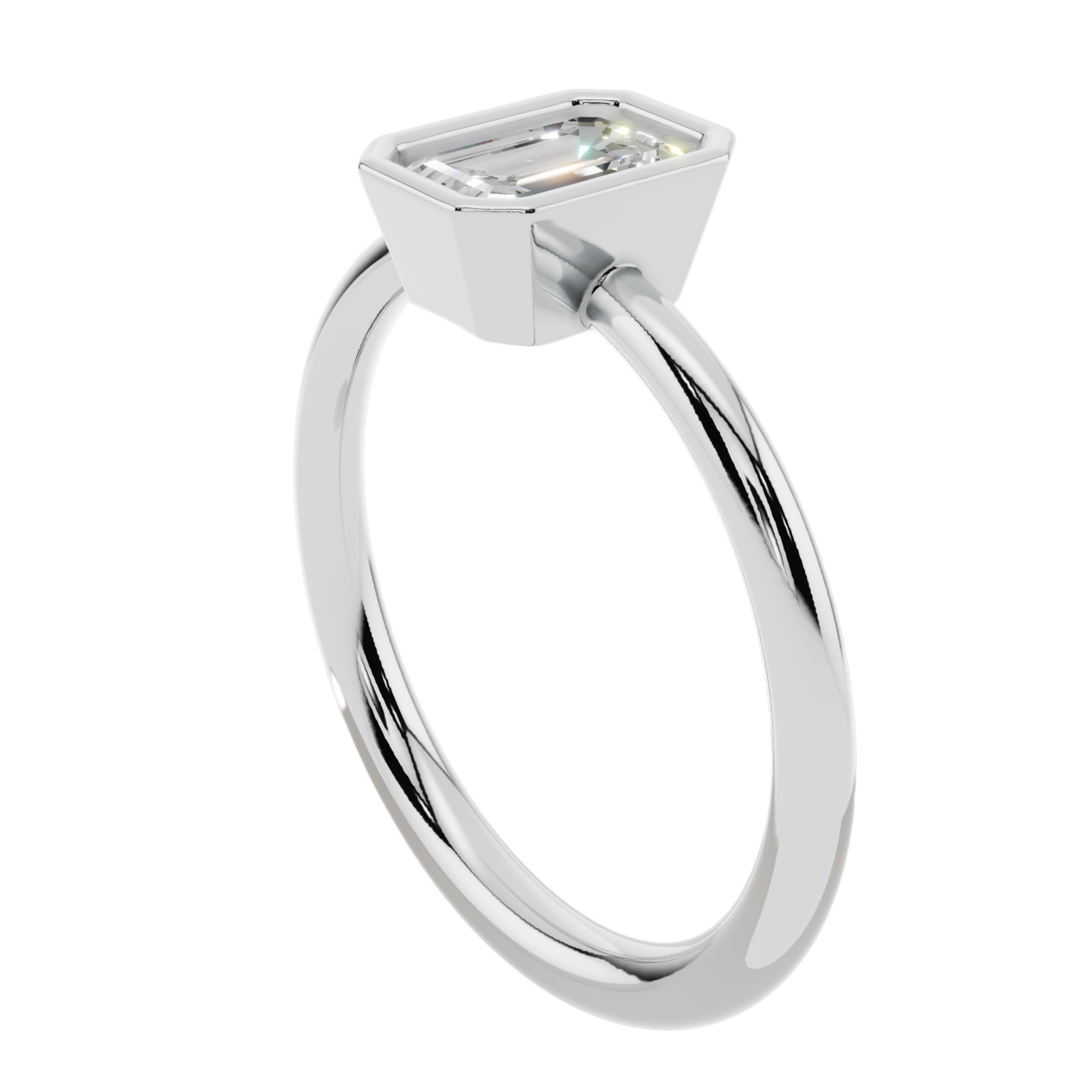 The Emerald Bezel Ring | Velmé