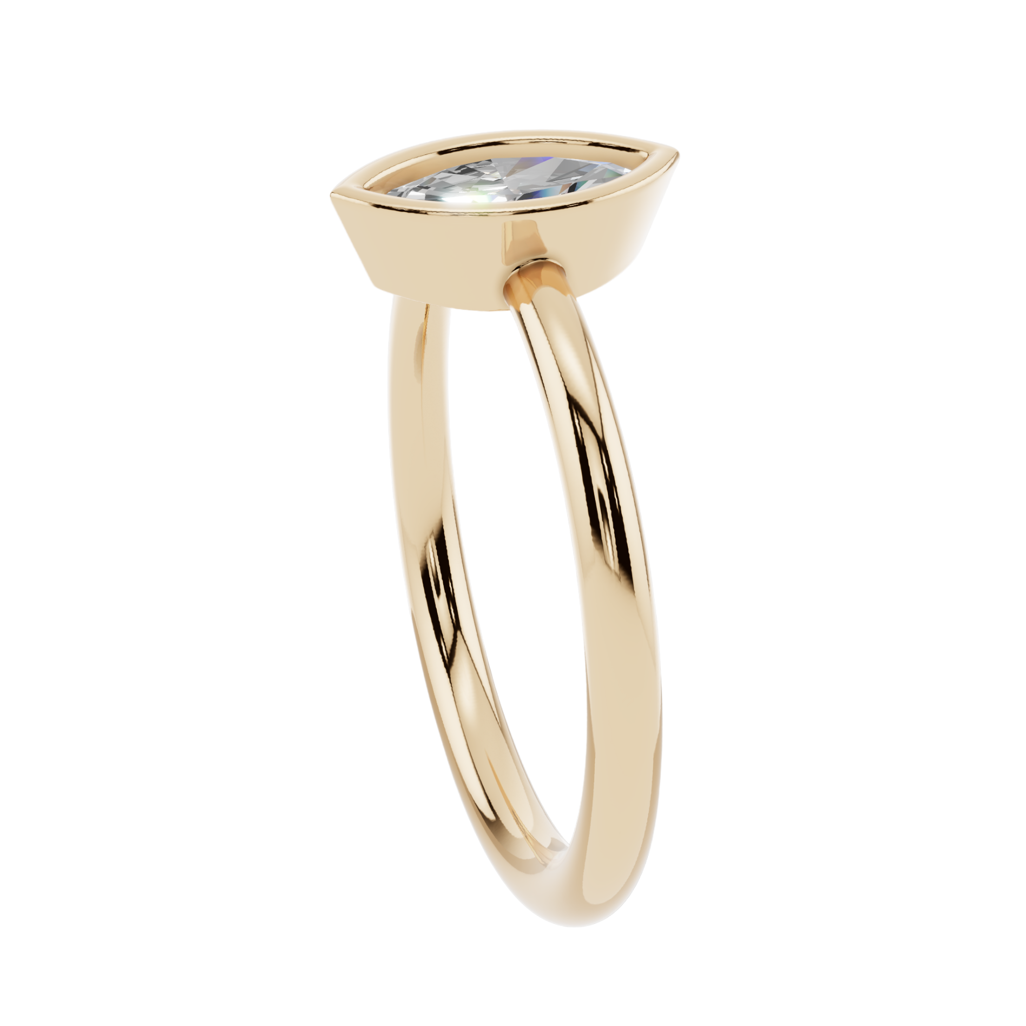 The Marquise Bezel Ring| Velmé