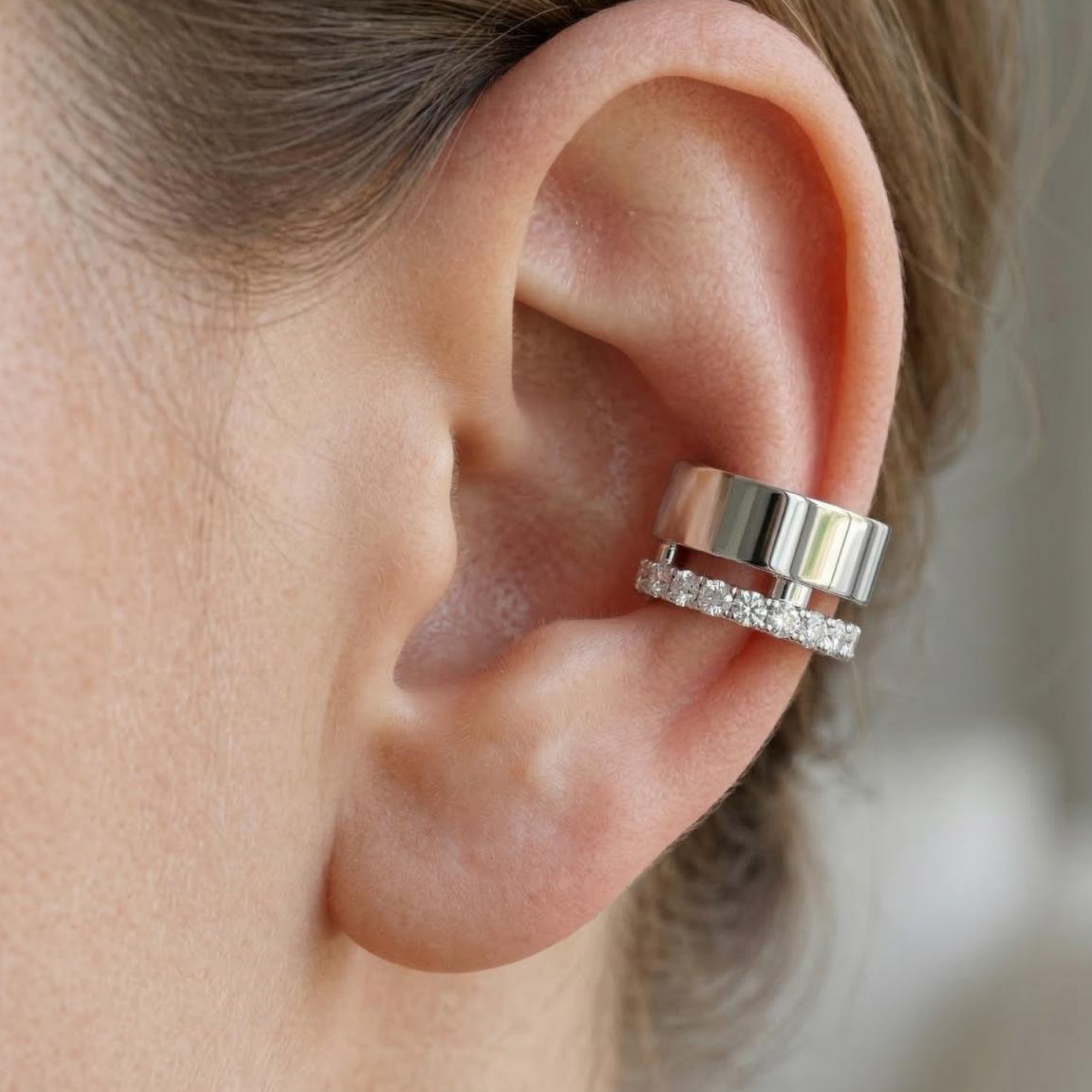 Mortex 925 Silver Earcuff | Velmé