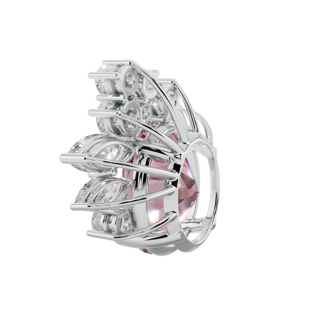 Blush Radiance 925 Pure Silver Necklace | Velmé