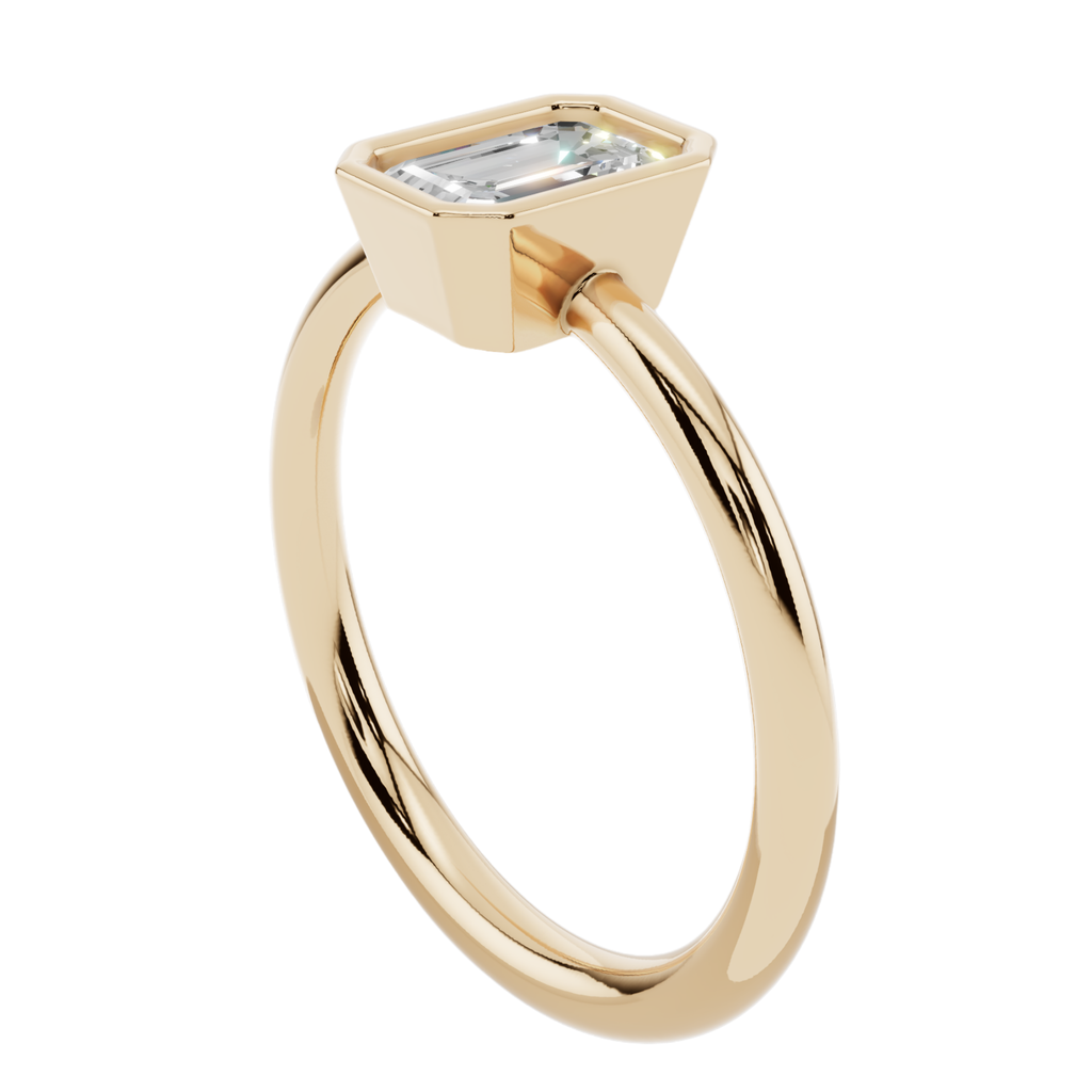 The Emerald Bezel Ring | Velmé