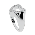 The Halo Heart Signet Ring | Velmé