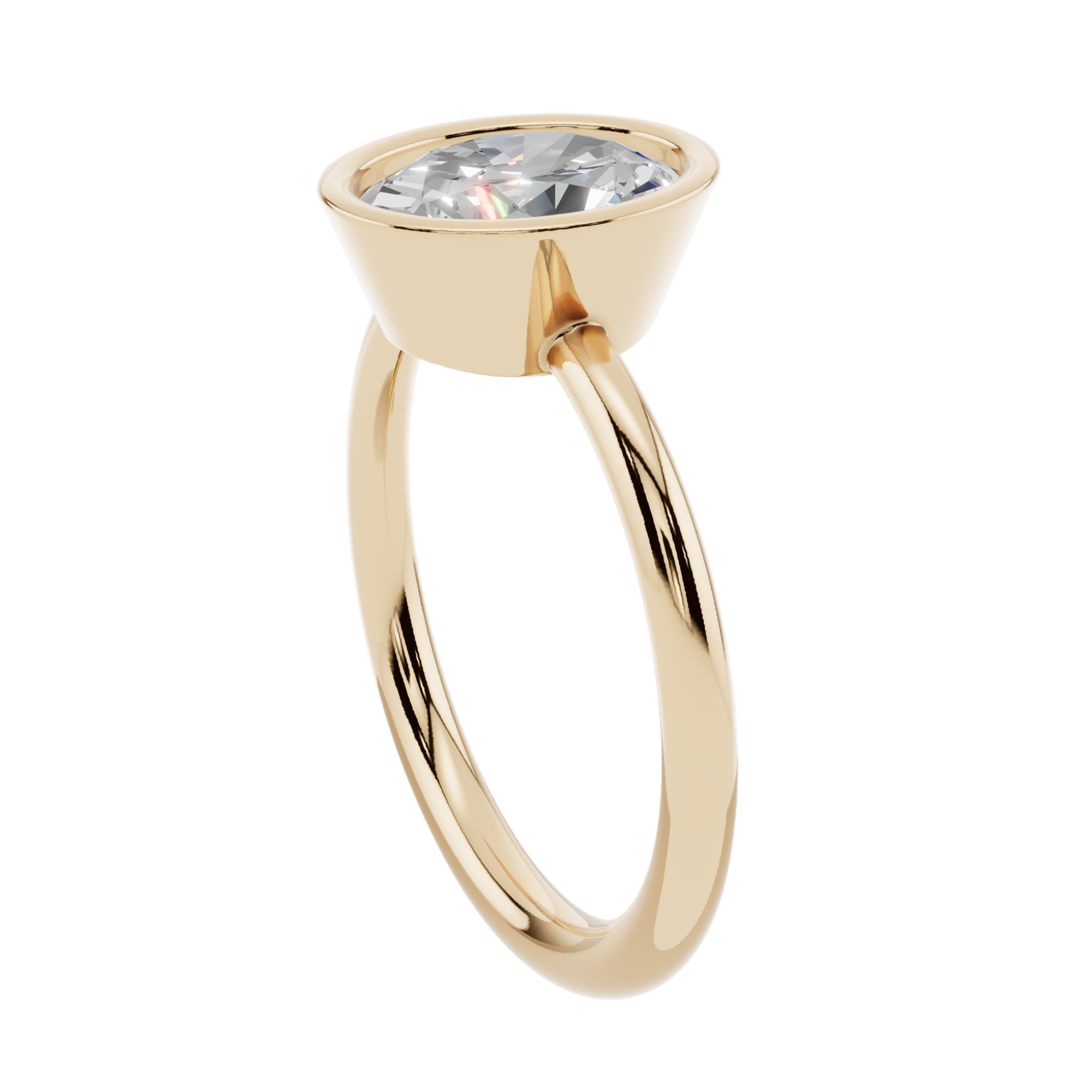 The Solitaire Oval Ring| Velmé