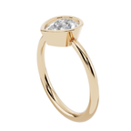 The Pear Bezel Solitaire Ring| Velmé
