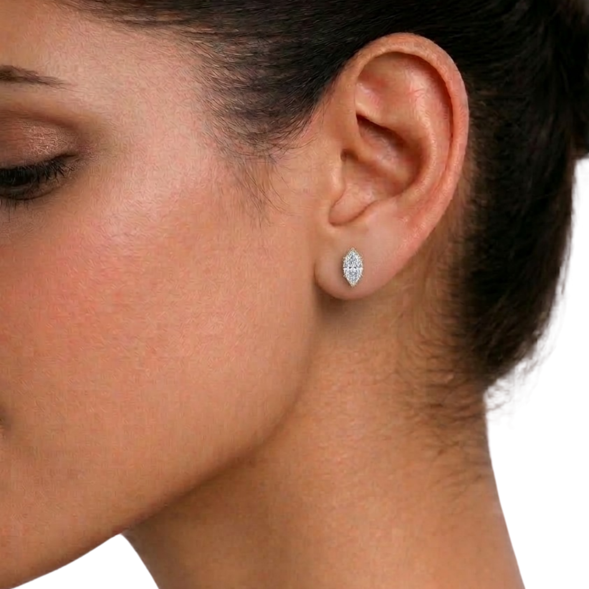 Elegant Marquise Solitaire 925 Silver Studs | Velmé