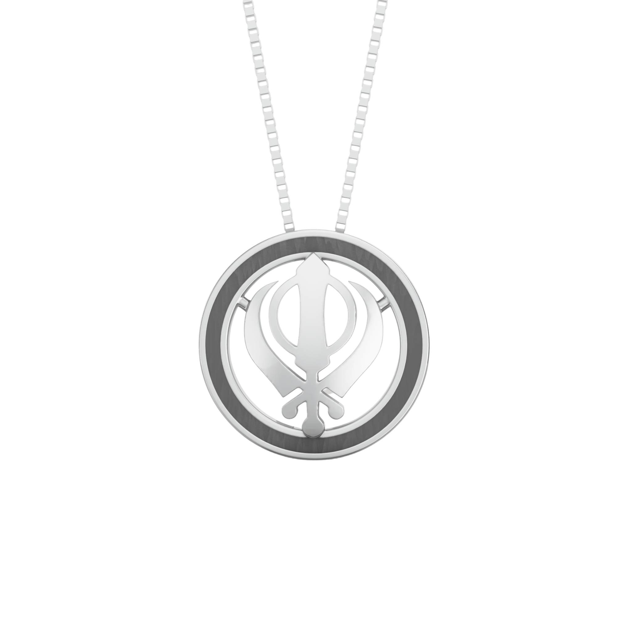 VELMÉ Sacred Khanda Rakhi Pendant | 925 Silver Convertible Rakhi