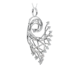 Elysian Feather Pendant Necklace | Velmé