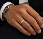 Imperial Asscher Cut Men’s 925 Silver Ring | Velmé