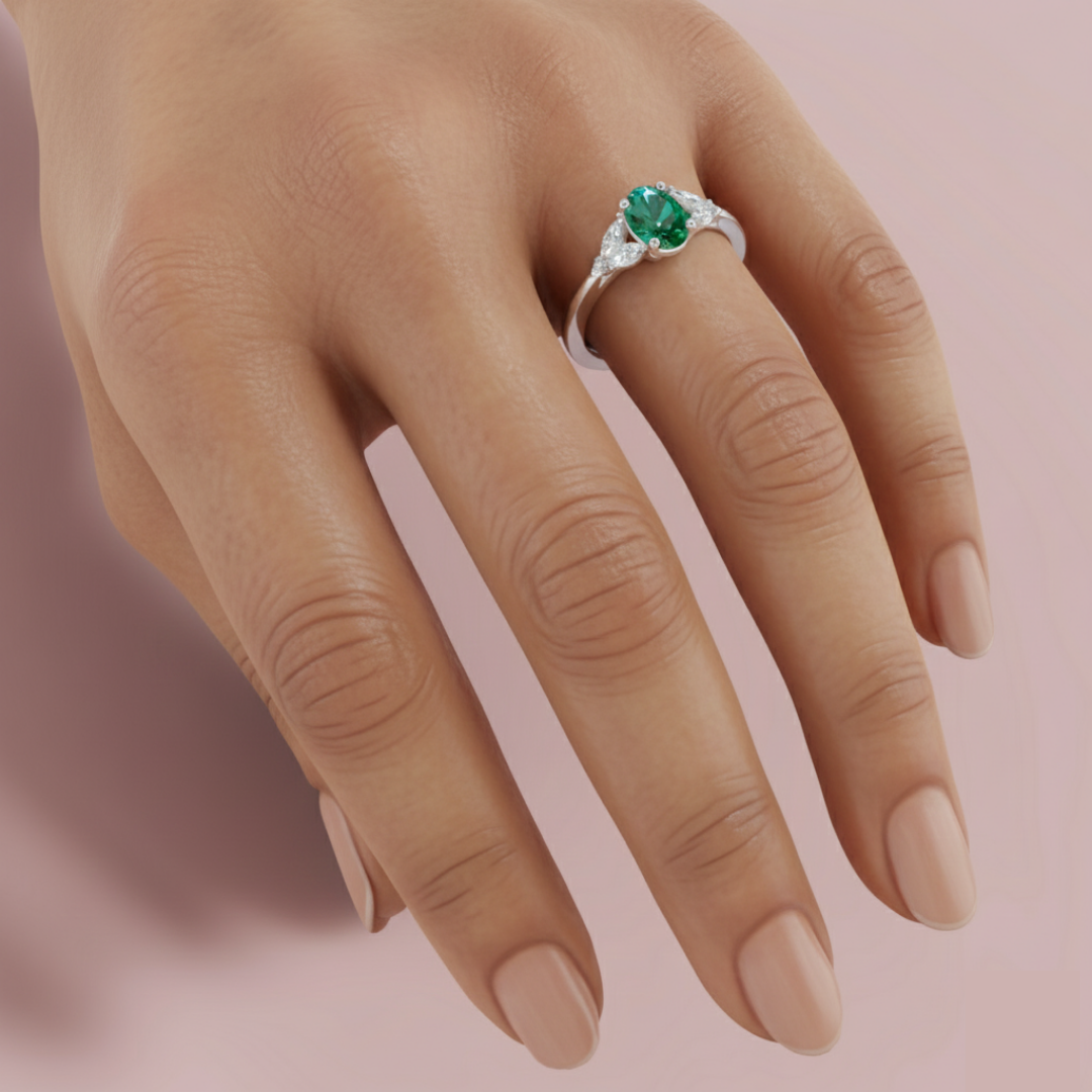 Chambard Green 925 Pure Silver Ring My Store