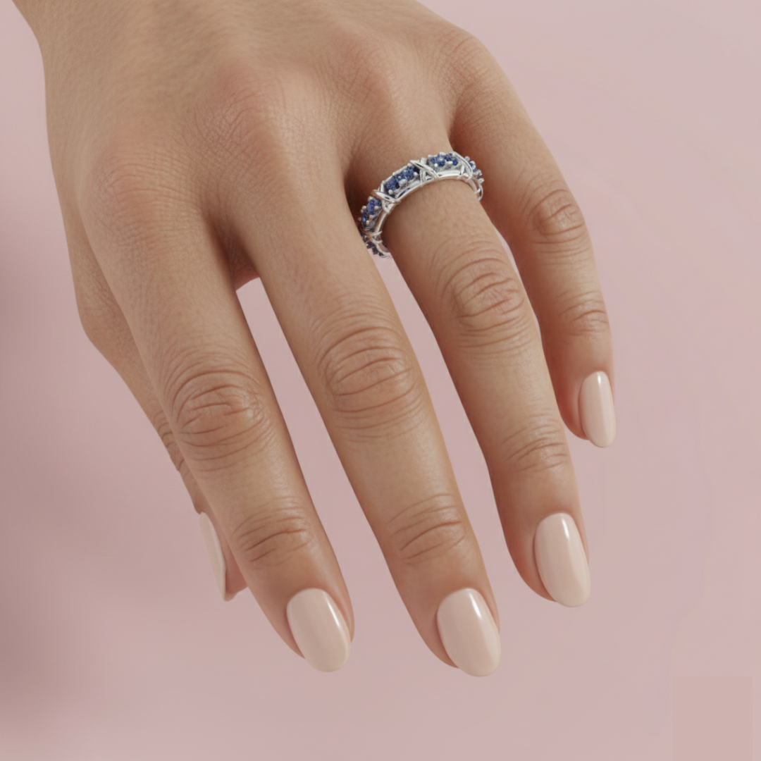 Camello Midnight 925 Pure Silver Ring My Store