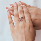 Bloom 925 Silver Open Ring | Velmé
