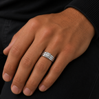 Royal Solitaire Men’s 925 Silver Ring | Velmé