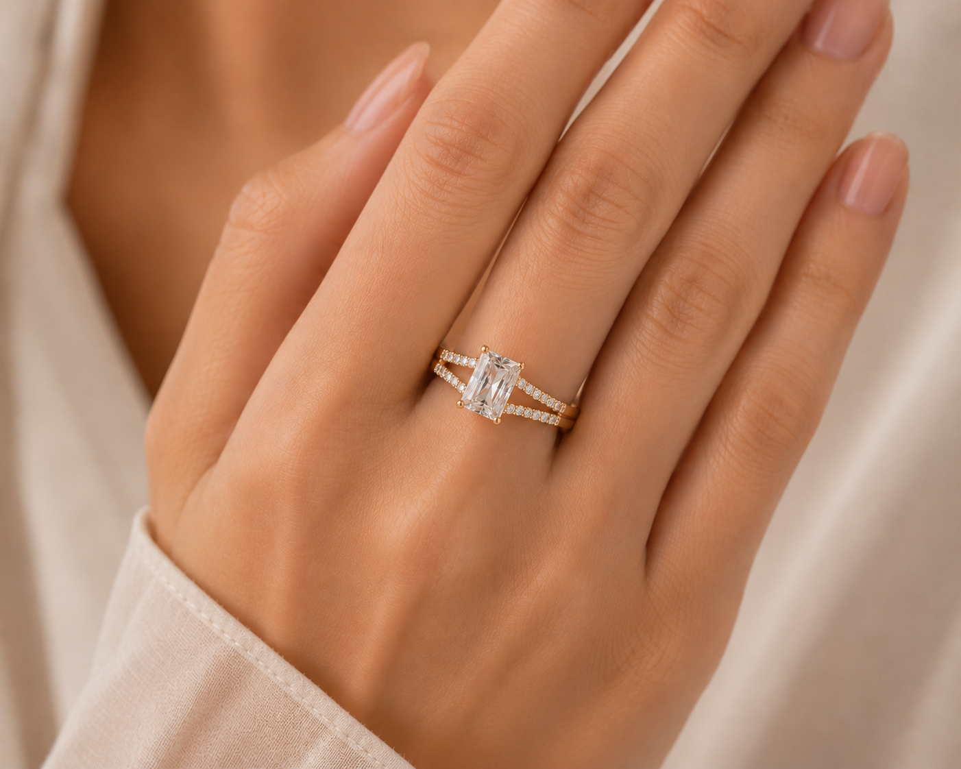 Regal Radiance Light Ring | 925 Sterling Silver | Velmé