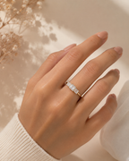 Majestic Emerald Light Ring | 925 Sterling Silver | Velmé